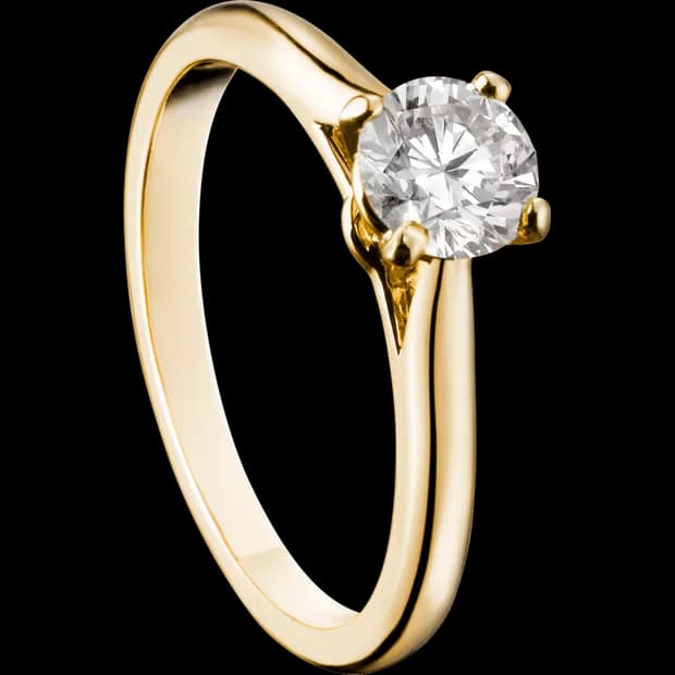 Anel de noivado Tiffany